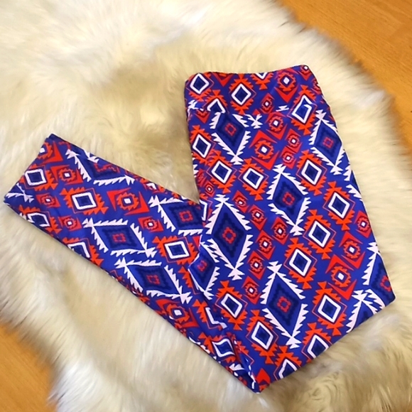 LulaRoe Printed Leggings- T&C-#1563+ - Picture 7 of 10